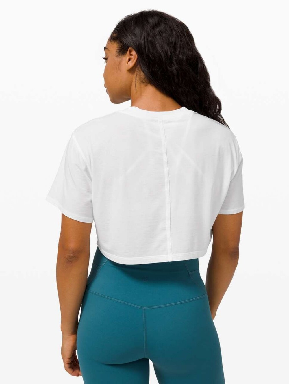 Lululemon All Yours Crop Tee White - Picture 3 of 8